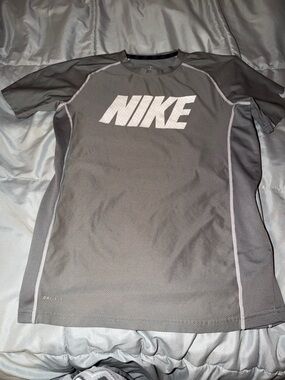 Nike Dark Gray Athletic Logo Tee